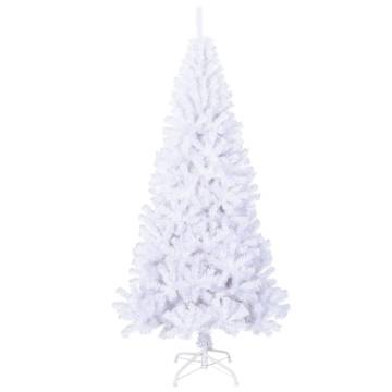 Artificial White Christmas Tree 210 cm - Thick Branches