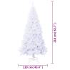 Artificial White Christmas Tree 210 cm - Thick Branches