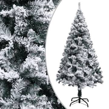 Flocked Snow Green Artificial Christmas Tree 120 cm - Hipomarket