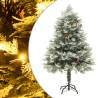  Pre-lit Christmas Tree with Pine Cones Green 150 cm PVC&PE Size 150 x 90 cm Quantity in Package 1 Number of Branch Tips Number of LEDs 