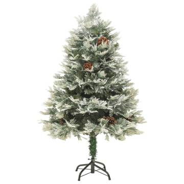 Pre-lit 150 cm Christmas Tree with Pine Cones - Hipomarket