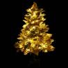 Pre-lit 150 cm Christmas Tree with Pine Cones - Hipomarket