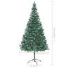 210 cm Artificial Christmas Tree with Pinecones - Perfect Holiday Deco