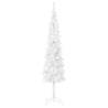 Slim White Christmas Tree 210 cm - Perfect Holiday Decoration