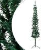  Slim Artificial Half Christmas Tree with Stand Green 150 cm Colour green Size 150 cm Quantity in Package 1 Number of Branch Tips 