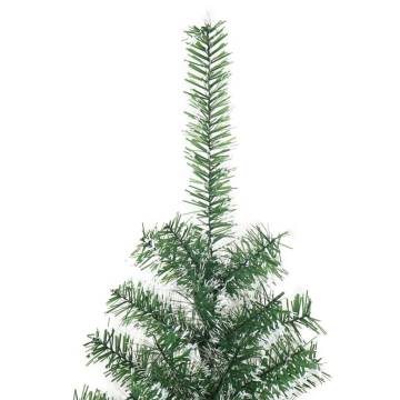 150 cm Flocked Snow Artificial Christmas Tree - Lifelike & Green