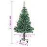 150 cm Flocked Snow Artificial Christmas Tree - Lifelike & Green