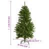 Artificial Hinged Christmas Tree 150 cm - Lifelike Green Decoration