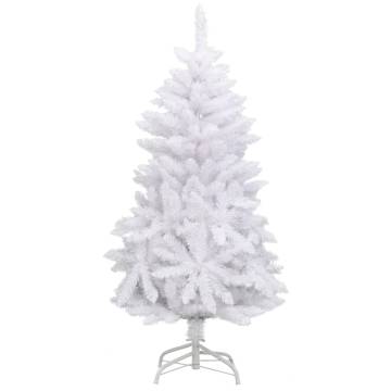 Artificial Hinged Christmas Tree - White 120 cm | HipoMarket UK