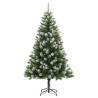 Artificial Hinged Christmas Tree with Flocked Snow - 150 cm