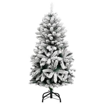 Artificial Hinged Christmas Tree 150 cm - Flocked Snow | HipoMarket