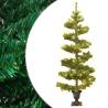  Swirl Pre-lit Christmas Tree with Pot Green 120 cm PVC Colour green Size 120 x 65 cm Quantity in Package 1 Number of Branch Tips 