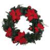 Christmas Wreath with LED Lights - 60 cm Green | Hipo Market