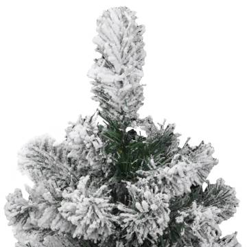 120 cm Artificial Hinged Christmas Tree with Flocked Snow