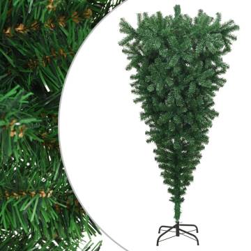 Upside-Down Artificial Christmas Tree - 210 cm Green