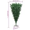 Upside-Down Artificial Christmas Tree - 210 cm Green