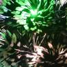 Pre-lit Green & White 64 cm Fibre Optic Christmas Tree