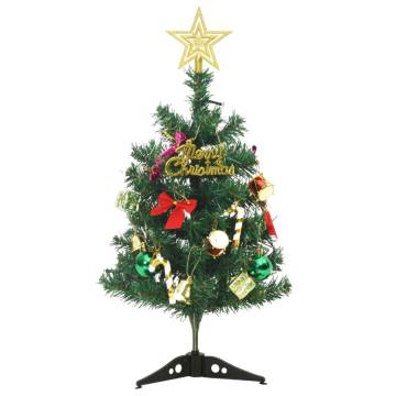 Mini Artificial Pre-lit Christmas Tree - 45 cm with 20 LEDs