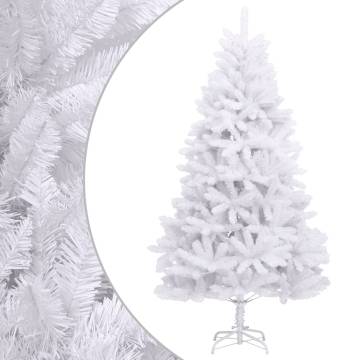 300cm Artificial Hinged Christmas Tree with Stand - White