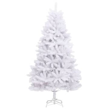 300cm Artificial Hinged Christmas Tree with Stand - White