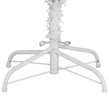 300cm Artificial Hinged Christmas Tree with Stand - White