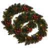 Christmas Wreaths 2 Pcs with Decoration - Green 45 cm