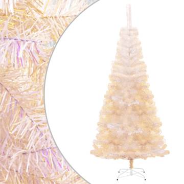 240 cm Iridescent Tips White Artificial Christmas Tree