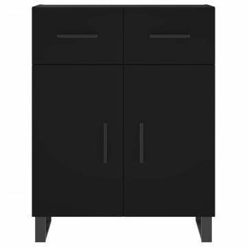 Highboard Black 69.5x34x180 cm - Stylish Storage Solution