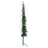 Slim Artificial Half Christmas Tree 120 cm - Space Saving Xmas Decor