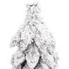 150 cm Pre-lit Christmas Tree with 80 LEDs & Flocked Snow