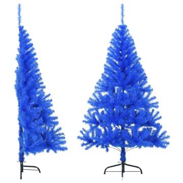 Artificial Half Christmas Tree 120 cm Blue | HipoMarket