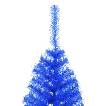 Artificial Half Christmas Tree 120 cm Blue | HipoMarket