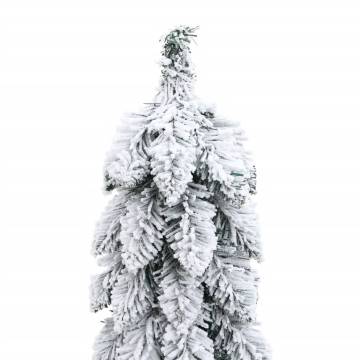 Pre-lit Flocked Snow Christmas Tree - 90 cm with 45 LEDs