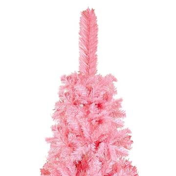 Slim Pink Christmas Tree 120 cm - Unique Holiday Decor