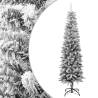  Artificial Slim Christmas Tree with Flocked Snow 210 cm PVC&PE Size 210 x 60 cm Quantity in Package 1 Number of Branch Tips Number of LEDs 