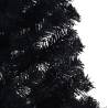 Artificial Half Christmas Tree 180 cm Black - HipoMarket