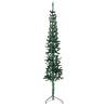  Slim Artificial Half Christmas Tree with Stand Green 210 cm Colour green Size 210 cm Quantity in Package 1 Number of Branch Tips 