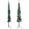 Slim Artificial Half Christmas Tree 210 cm - Space Saver