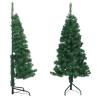  Corner Artificial Christmas Tree Green 150 cm PVC Colour green Size 150 x 55 cm Quantity in Package 1 Number of Branch Tips 