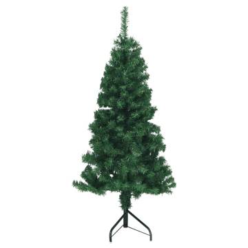 150 cm Corner Artificial Christmas Tree - Green PVC