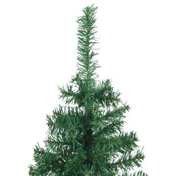 150 cm Corner Artificial Christmas Tree - Green PVC