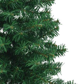 150 cm Corner Artificial Christmas Tree - Green PVC