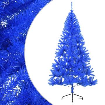 Artificial Half Christmas Tree 180 cm Blue - Buy Online