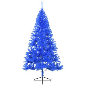 Artificial Half Christmas Tree 180 cm Blue - Buy Online