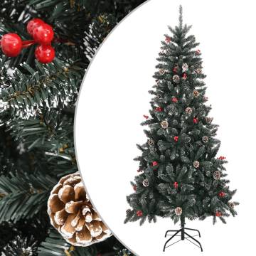 240 cm Artificial Christmas Tree with Stand - Green PVC