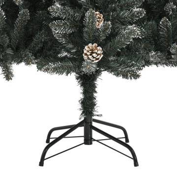 240 cm Artificial Christmas Tree with Stand - Green PVC