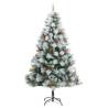 180 cm Artificial Hinged Christmas Tree with Cones & Berries