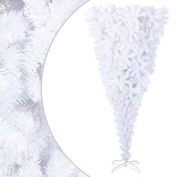 Upside-down Artificial Christmas Tree - White 210 cm