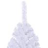 Artificial Half Christmas Tree 210 cm - White PVC | Hipo Market