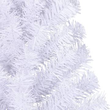 Artificial Half Christmas Tree 120 cm - White PVC | HipoMarket